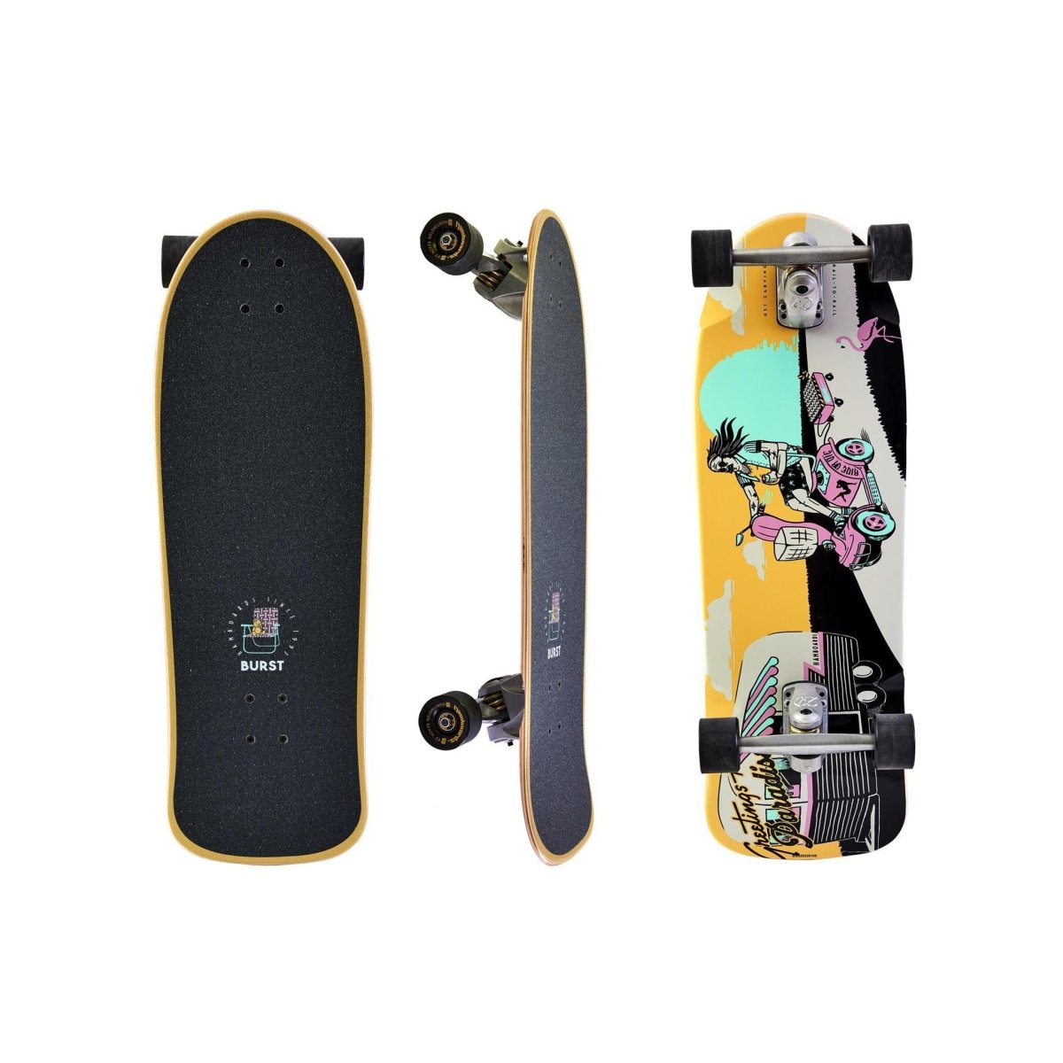 Hamboards Burst - Surfskate - Completes