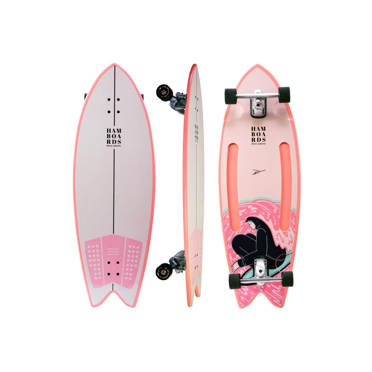 Hamboards Pescadito - Surfskate - Completes