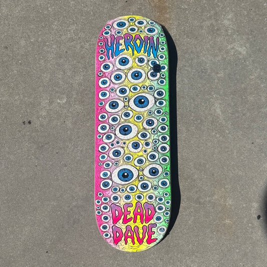 Heroin Dead Dave Eyes 10.0" Skateboard Deck - Skateboard - Decks