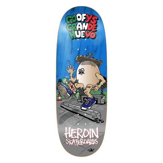 Heroin Goofy's Grande Egg 10.75" Skateboard Deck - Skateboard - Decks