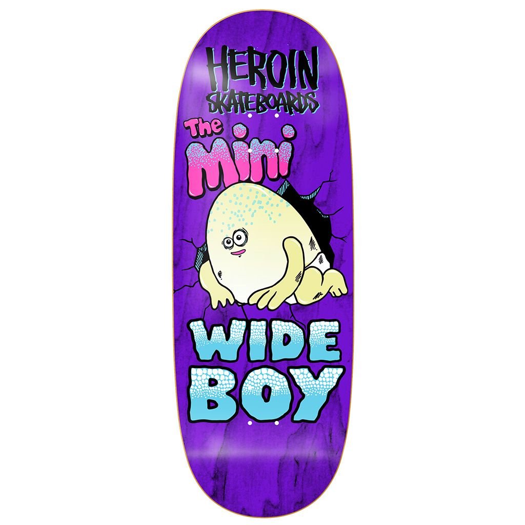 Heroin Mini Wide Boy 10.5" Deck - Skateboard - Decks