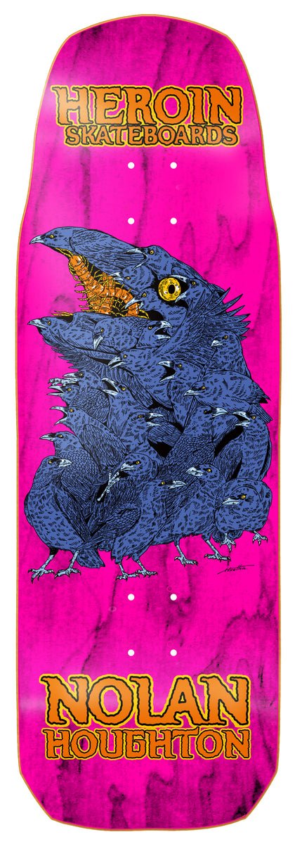 Heroin Nolan Houghton Crow 9.9" Deck - Skateboard - Decks