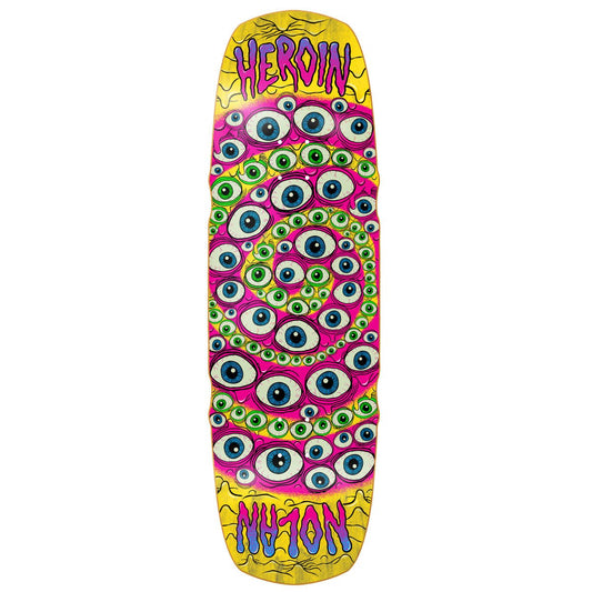 Heroin Nolan Houghton Spiralize 9.5" Skateboard Deck - Skateboard - Decks