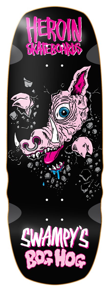 Heroin SWAMPY’S BOG HOG 10.75 Deck - Skateboard - Decks