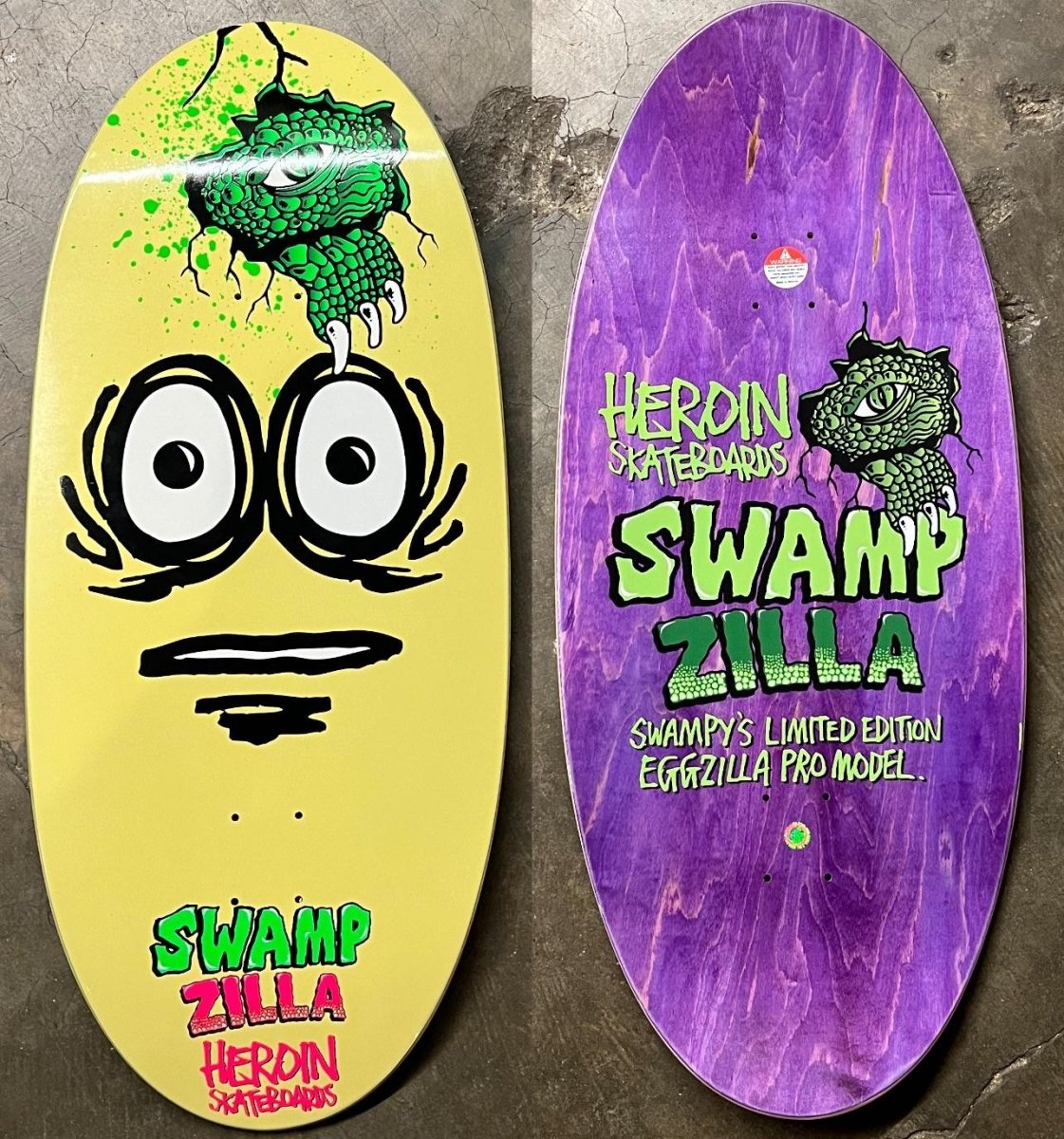 Heroin Swampzilla Deck 13" - Skateboard - Decks