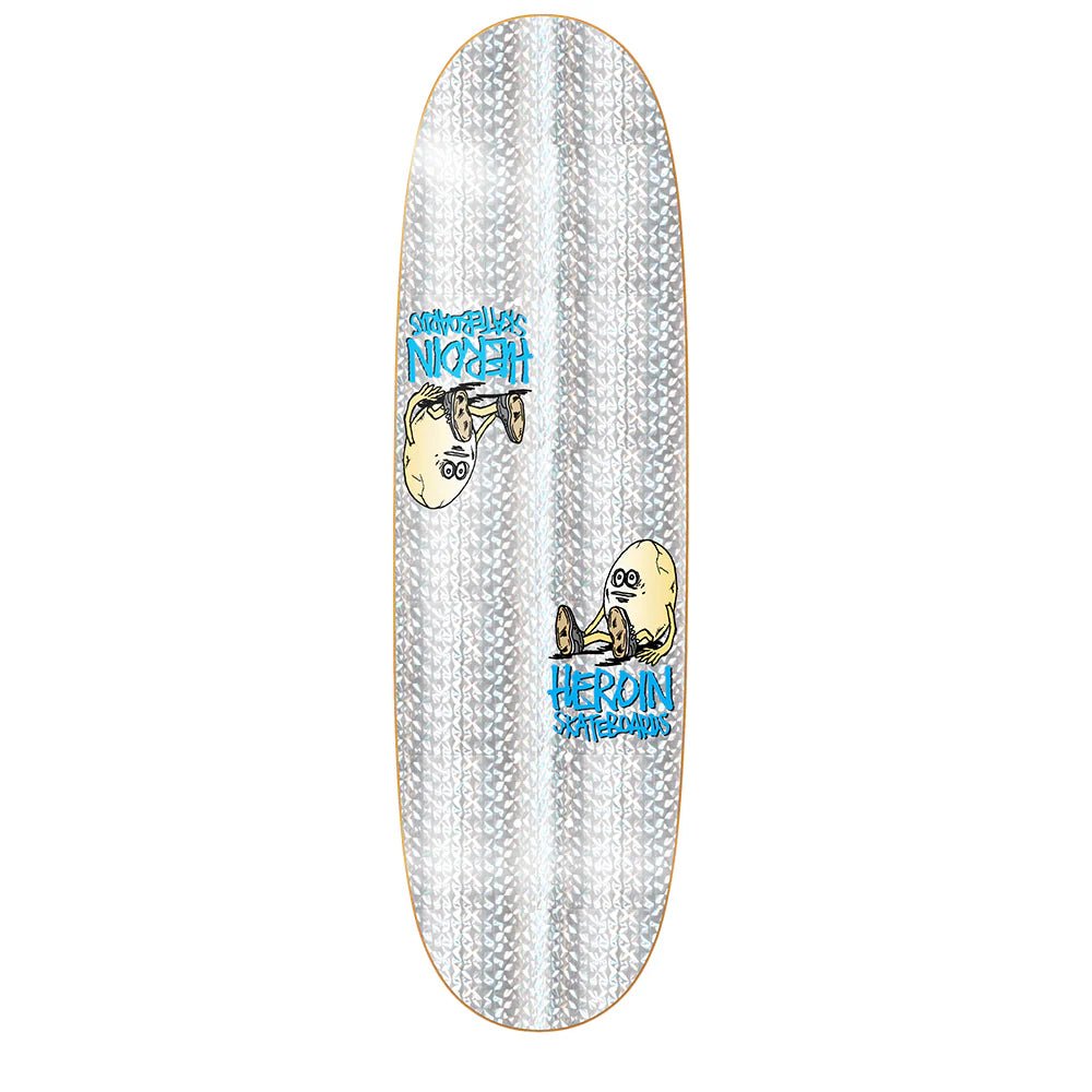 Heroin Symmetrical Holo Egg 9.25" Deck - Skateboard - Decks