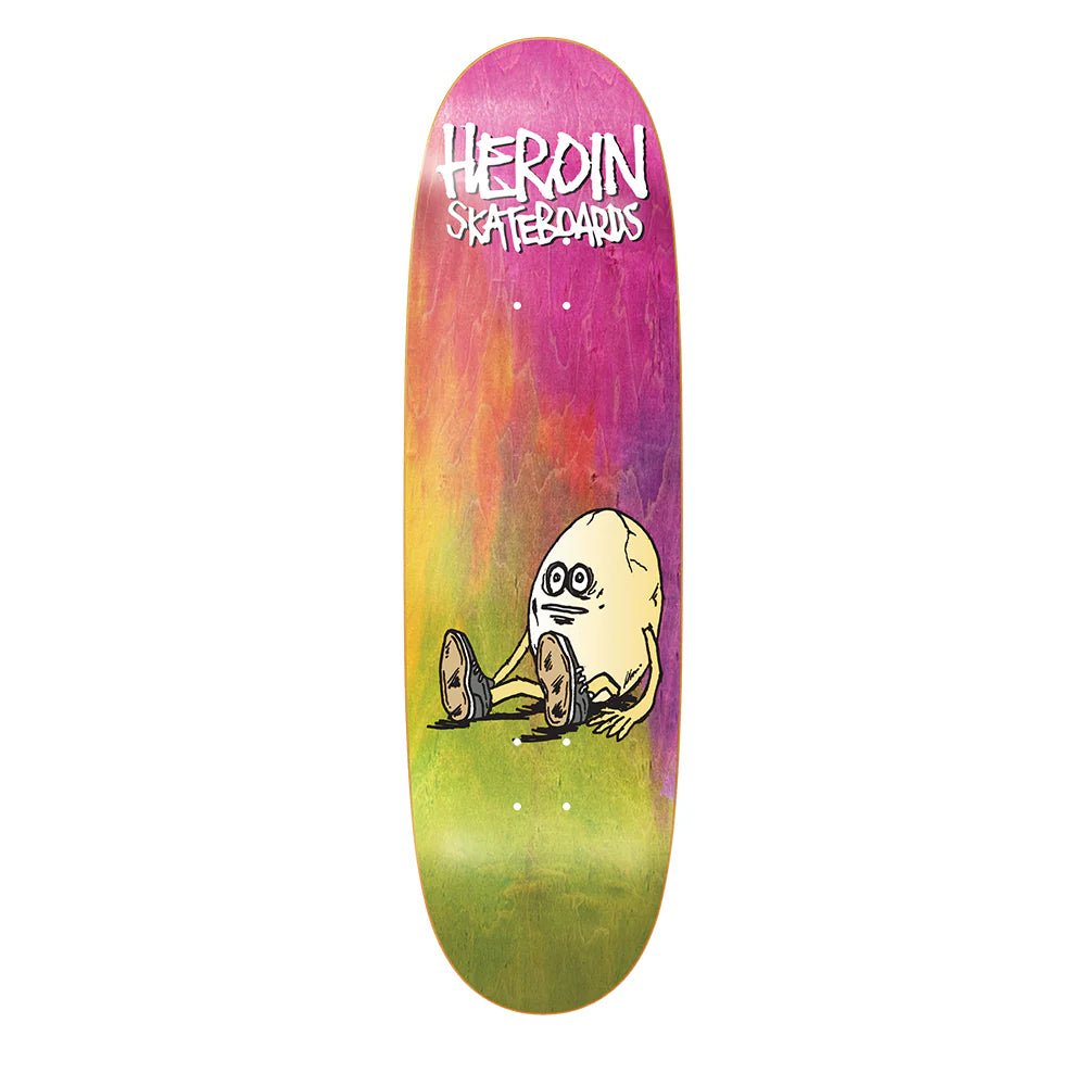 Heroin Symmetrical Rainbow Egg 9.125" - Skateboard - Decks