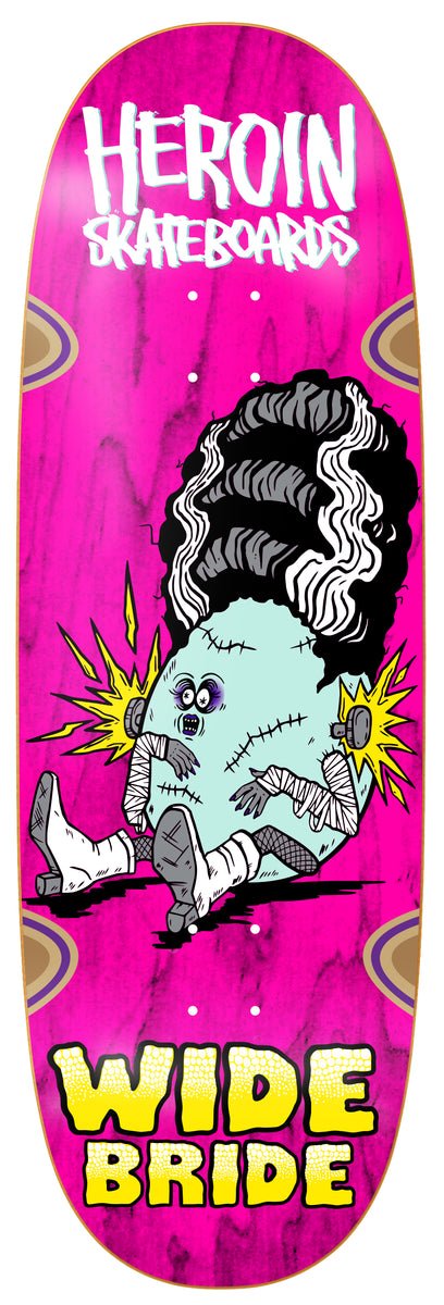 Heroin Wide Bride 10.4" Deck - Skateboard - Decks