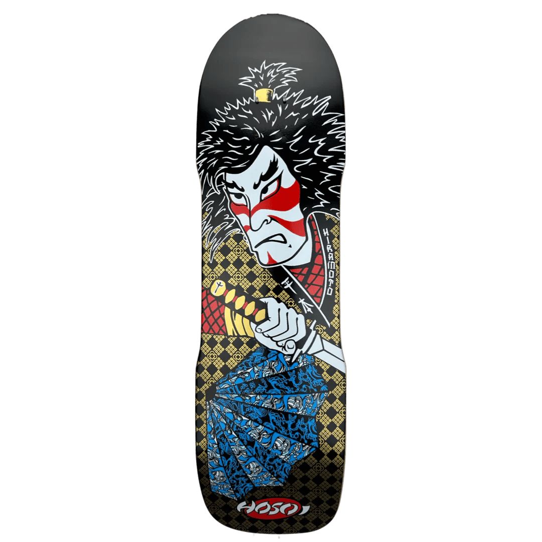 Hosoi Skateboards Lonny Hiramoto Samurai Deck 9"x32.5" Black - 