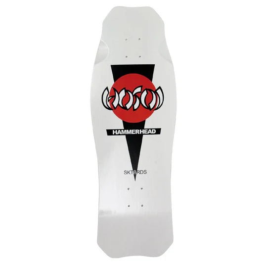 Hosoi Skateboards O.G. Hammerhead Deck 10.5"x31" White - 