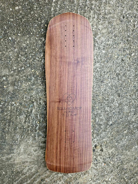 Soulboardiy UltraX Adam 34 Walnut Surfskate Deck 198