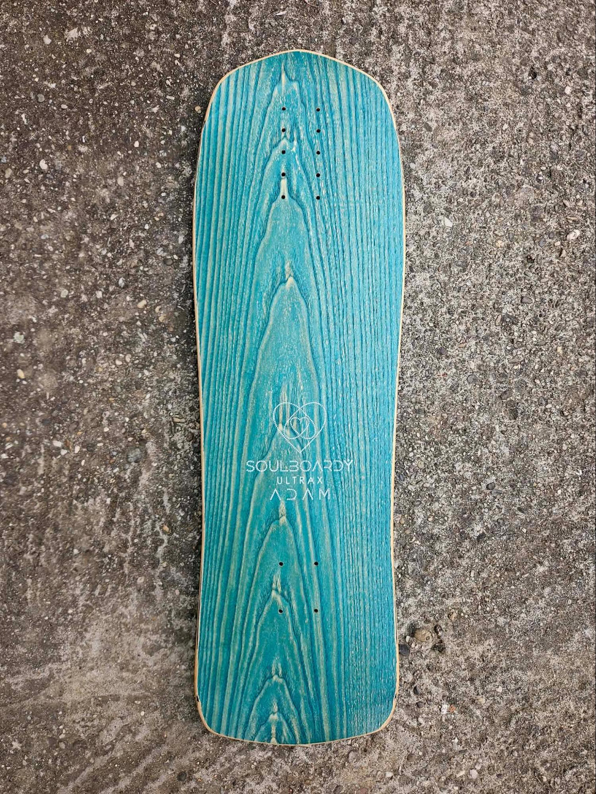 Soulboardiy UltraX Adam 34 Teal Surfskate Deck 189