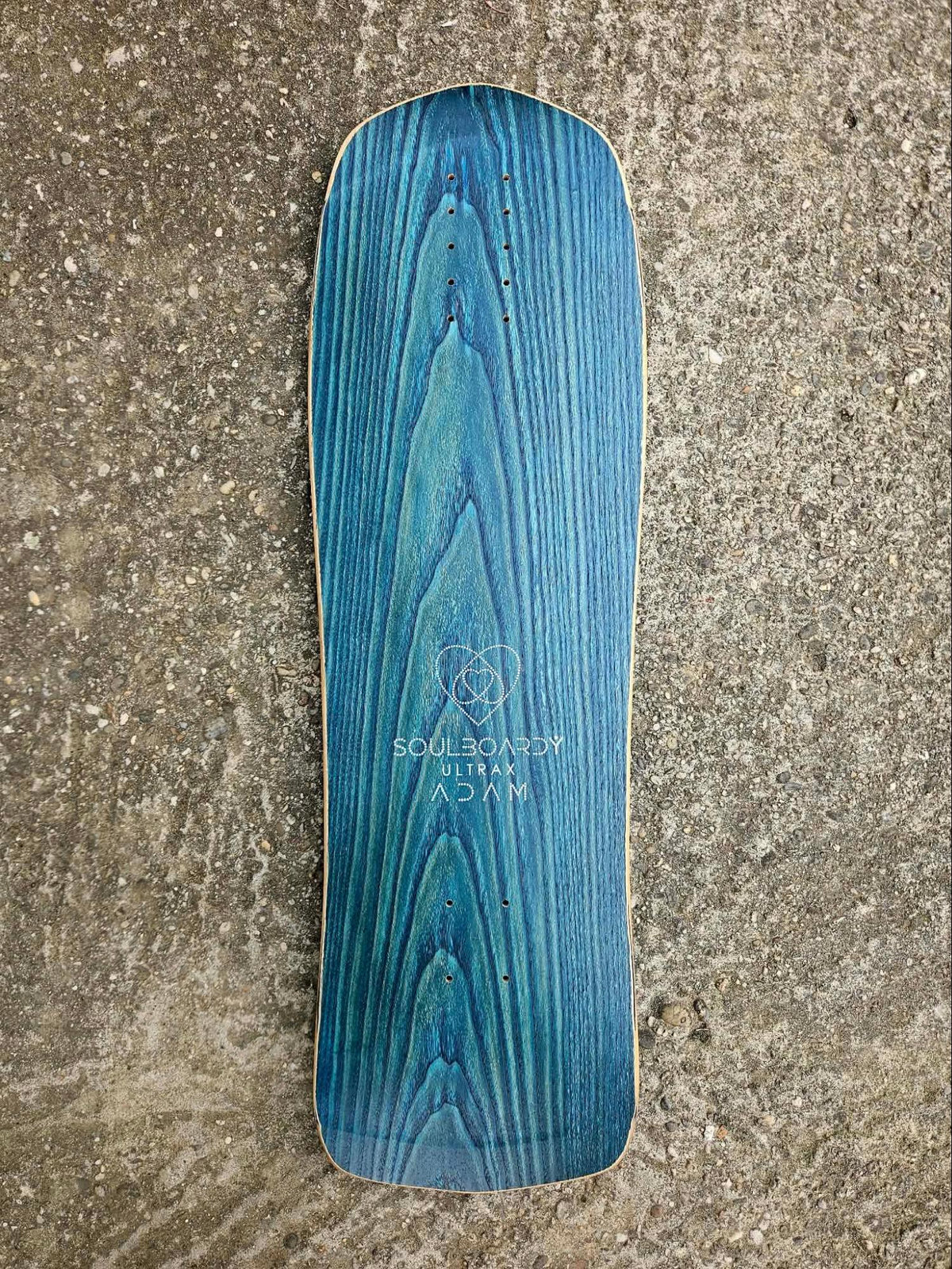 Soulboardiy UltraX Adam 34 Deep Aqua Surfskate Deck