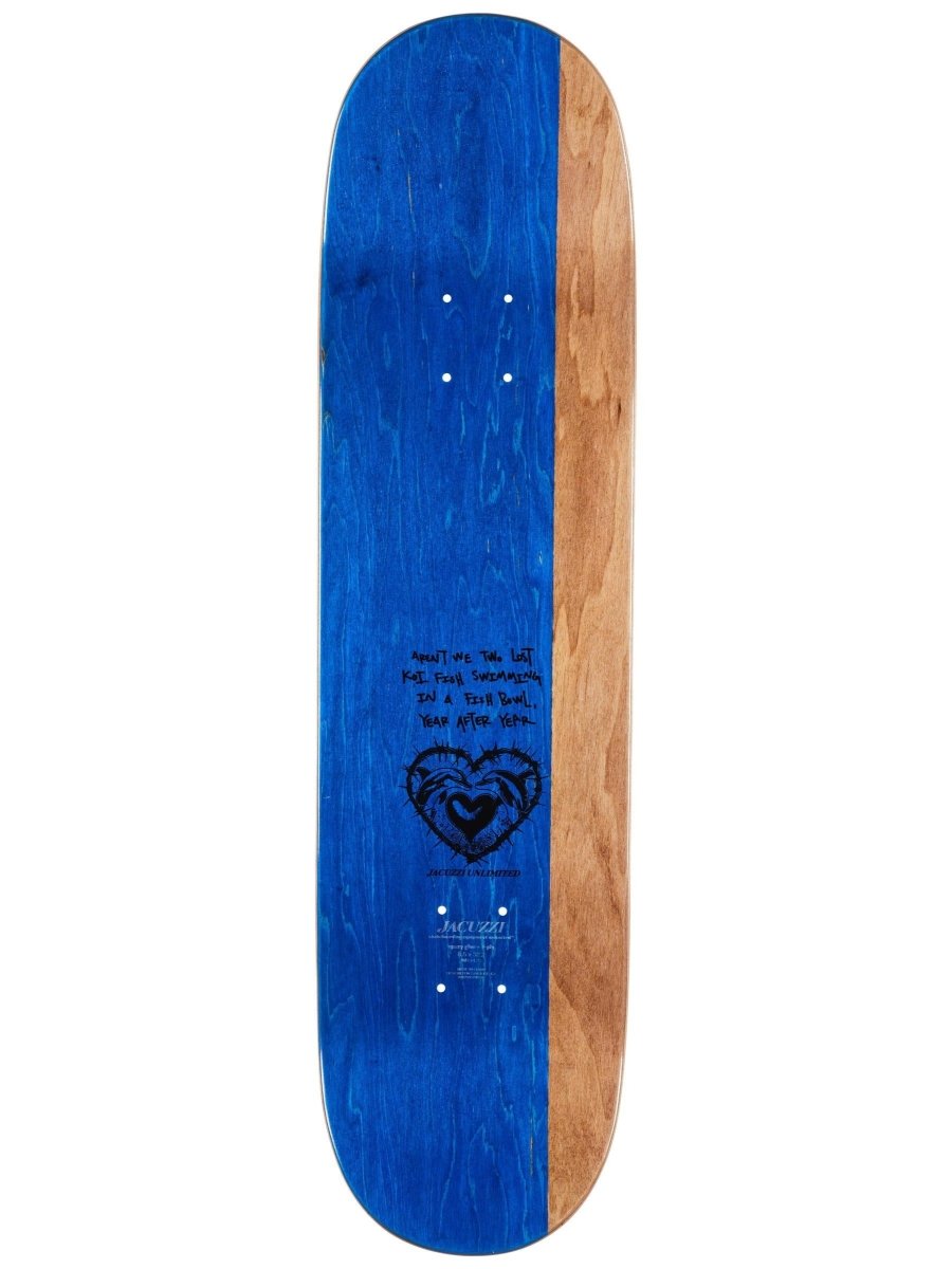 Jacuzzi 500 Years 8.5" EX7 (Black/Holographic) Deck - Skateboard - Decks