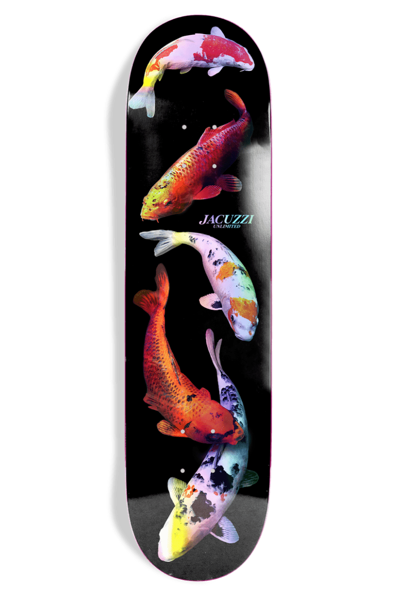 Jacuzzi 500 Years 8.5" EX7 (Black/Holographic) Deck - Skateboard - Decks