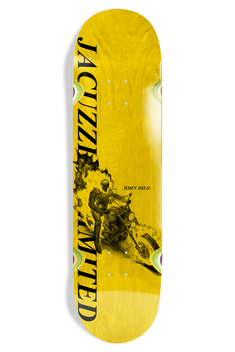 Jacuzzi Skull Cycle 8.5" EX7 John Dilo Deck - Skateboard - Decks