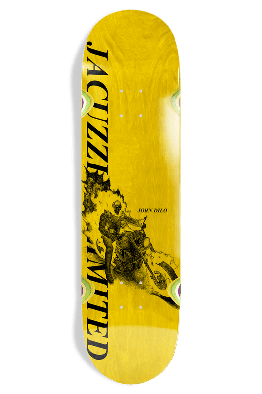 Jacuzzi Skull Cycle 8.5" EX7 John Dilo Deck - Skateboard - Decks