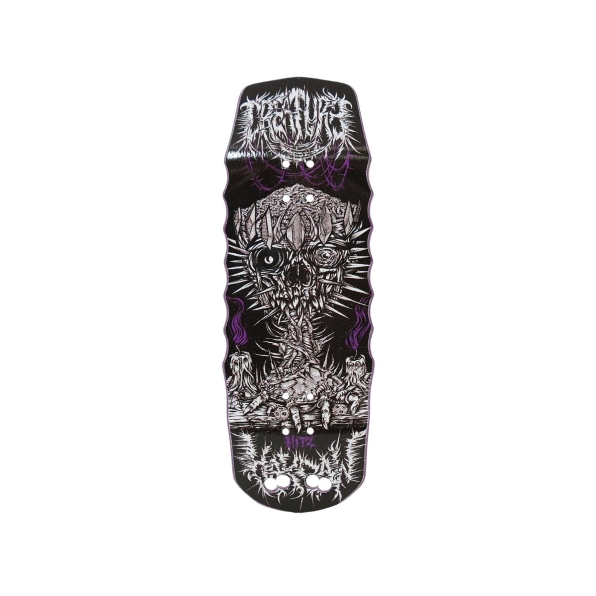 Joycult x Creature Hitz Haksaw Deck 34MM Fingerboard Deck - Fingerboard - FB Decks