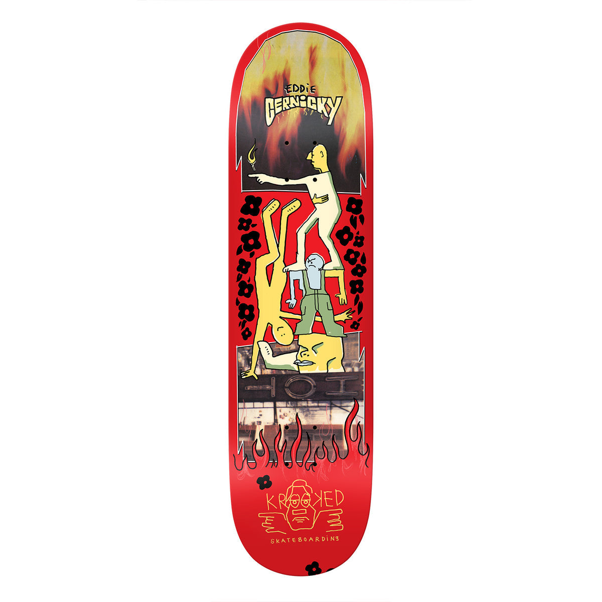 Krooked Eddie Cernicky Hot 8.25" Skateboard Deck