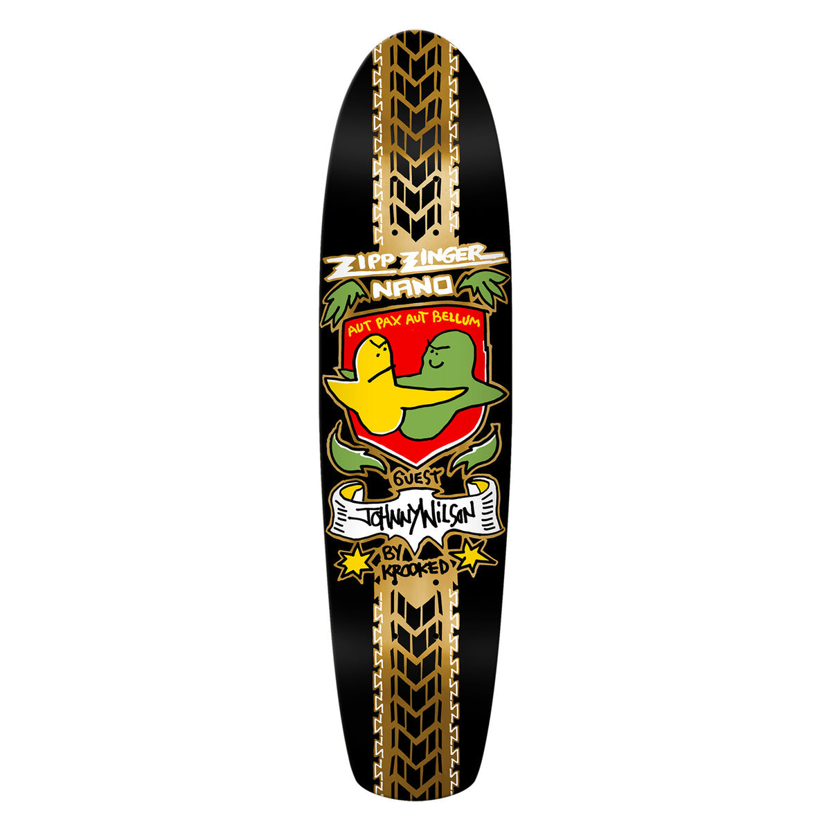Krooked 7.37" Johnny Wilson Zinger Nano Skateboard Deck