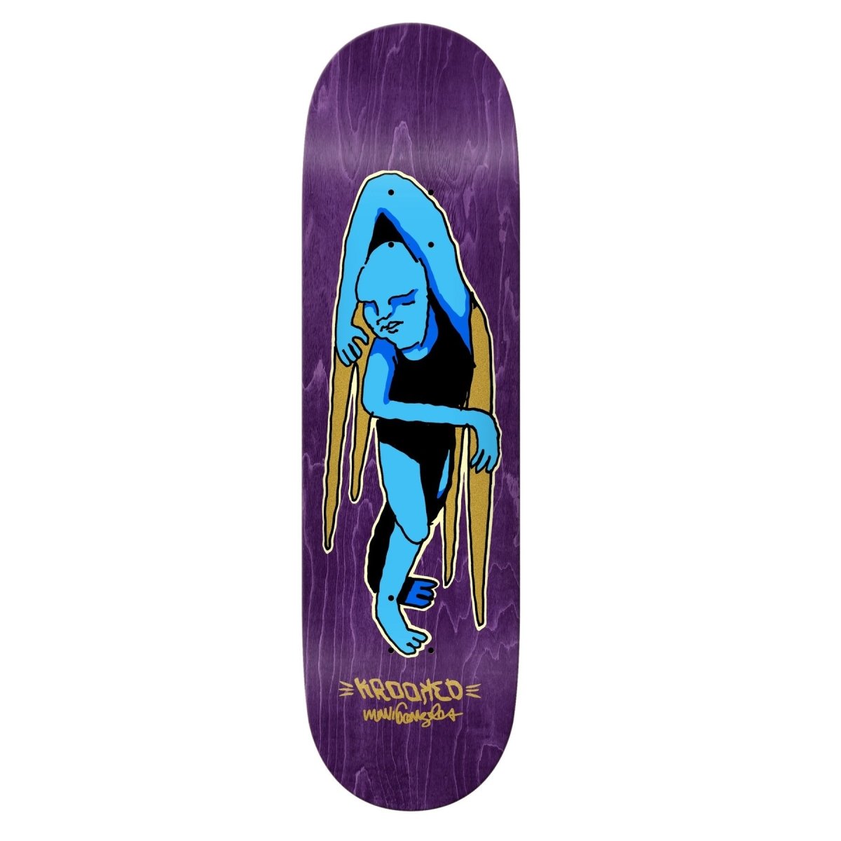 Krooked Gonz Lay Lying 9.0" Skateboard Deck - Skateboard - Decks