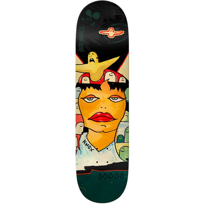 Krooked Knox 3 Star 8.25" Wb: 14.38wb - Skateboard - Decks
