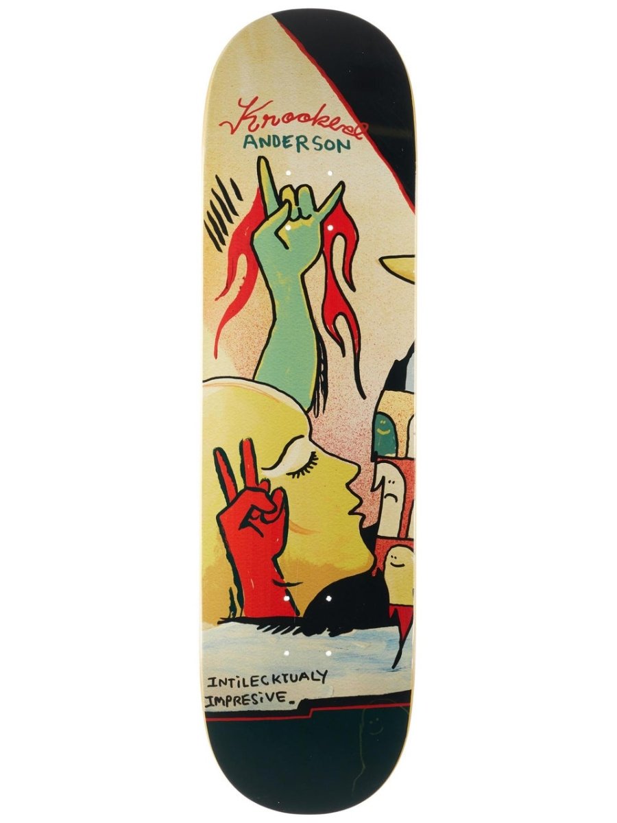 Krooked Manderson 3 Star 8.38" WB:14.25 - Skateboard - Decks