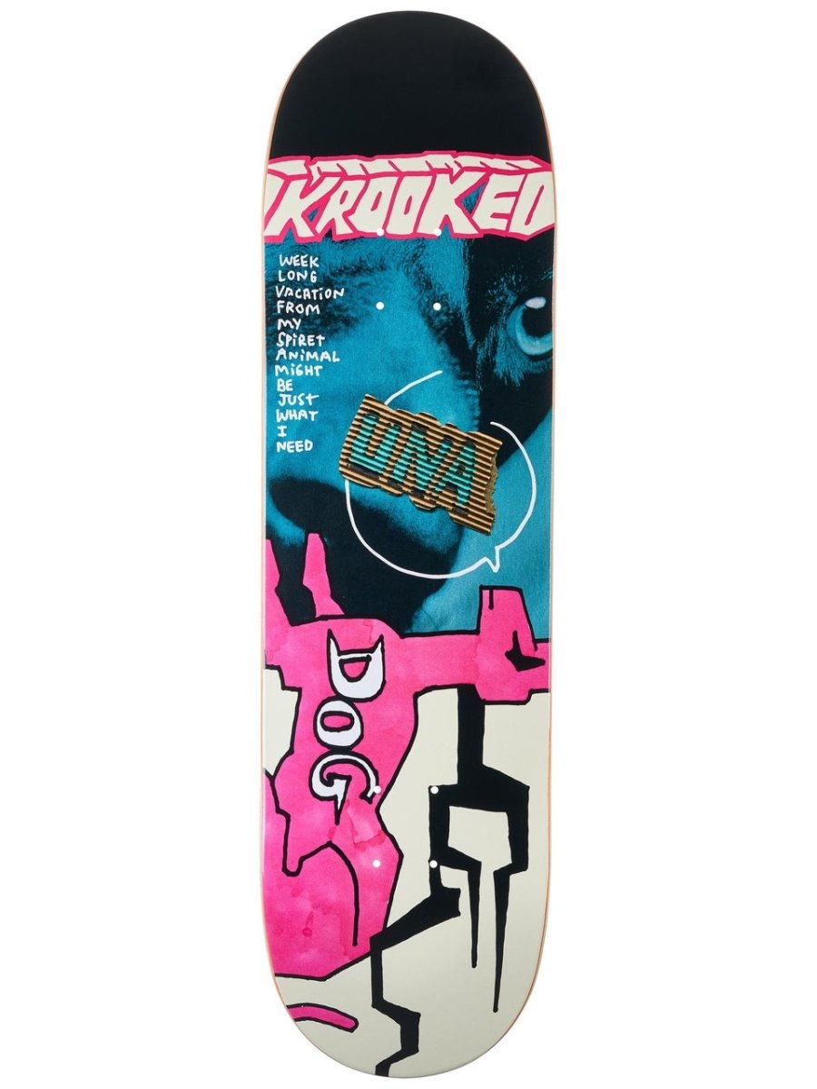 Krooked Una Spiret Animal TF 8.5" WB:13.75 - Skateboard - Decks