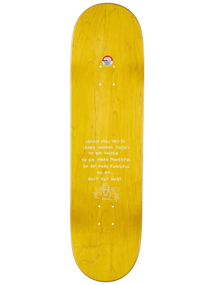 Krooked Wilson Fire Mask 8.75" Deck Wb:14.62" - Skateboard - Decks