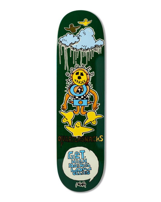 Krooked x Quartersnacks Get High 8.25" Wb 14.38wb Deck - Skateboard - Decks