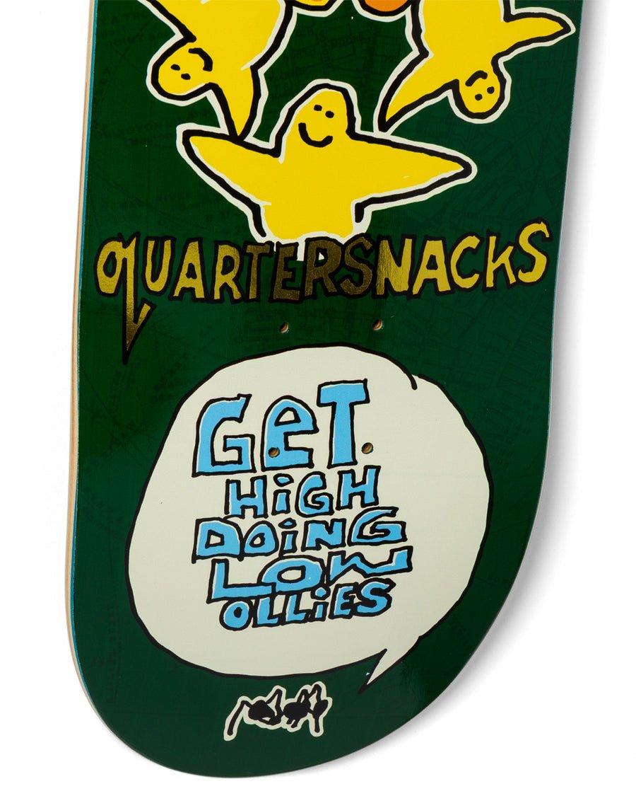 Krooked x Quartersnacks Get High 8.25" Wb 14.38wb Deck - Skateboard - Decks
