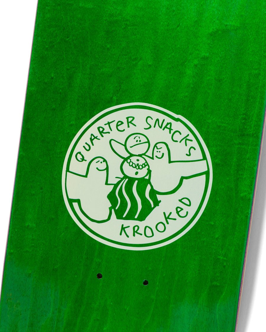 Krooked x Quartersnacks Get High 8.25" Wb 14.38wb Deck - Skateboard - Decks