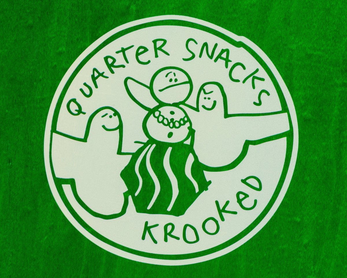 Krooked x Quartersnacks Snackman 8.5" Wb 14.25wb Deck - Skateboard - Decks
