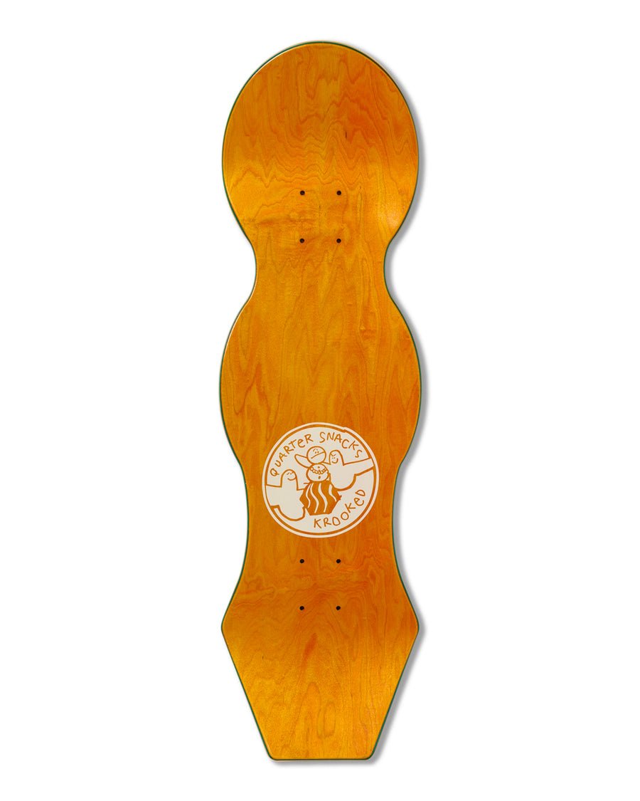 Krooked x Quartersnacks Snackman 9.0" Wb 14.25wb Deck - Skateboard - Decks