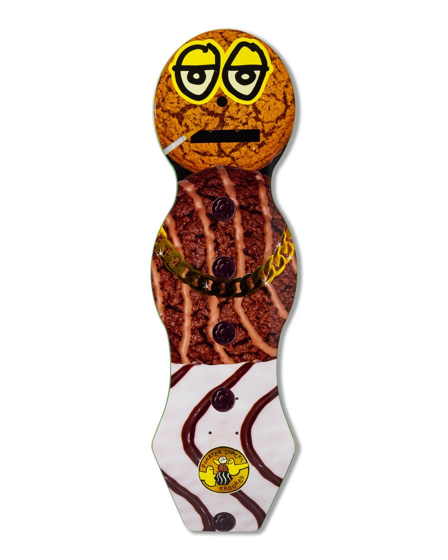 Krooked x Quartersnacks Snackman 9.0" Wb 14.25wb Deck - Skateboard - Decks