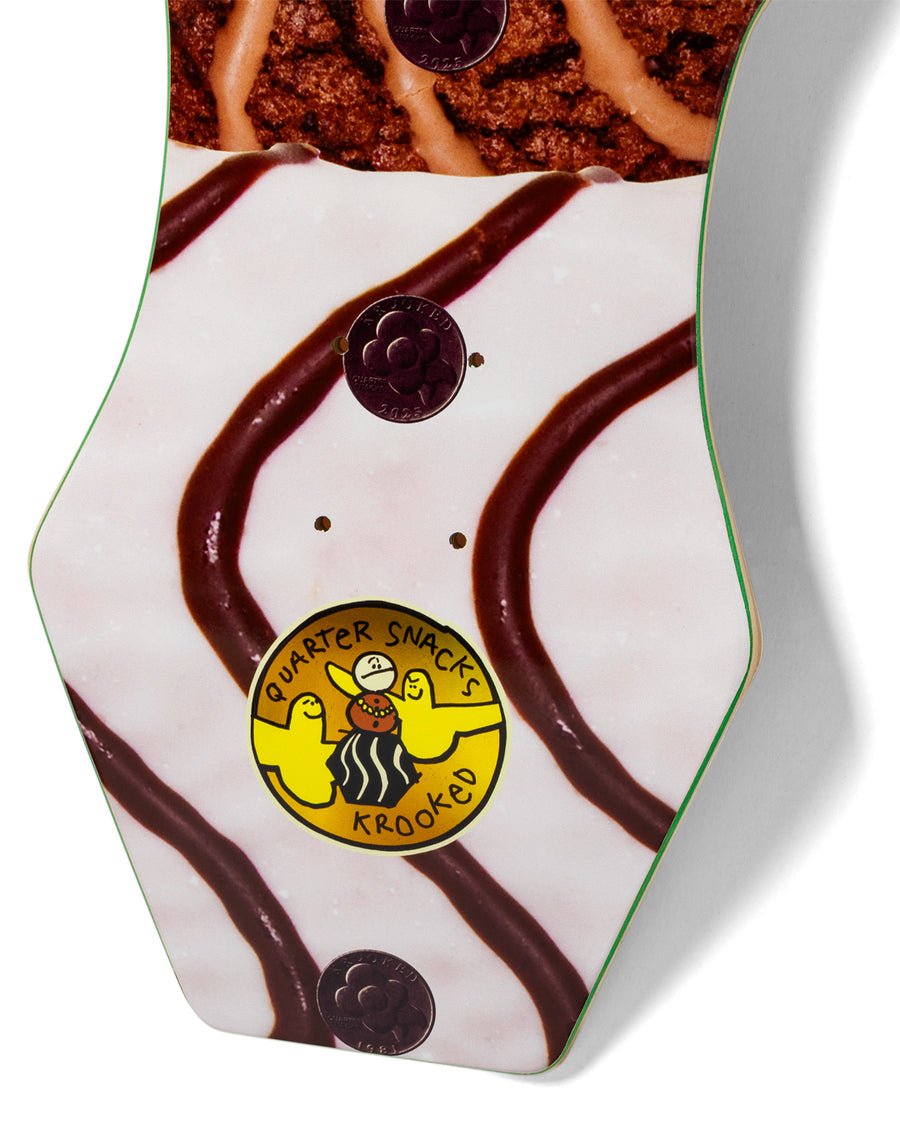 Krooked x Quartersnacks Snackman 9.0" Wb 14.25wb Deck - Skateboard - Decks
