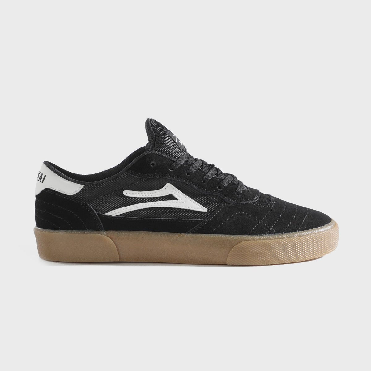 Lakai Cambridge Black/Gum Suede - Shoes - Mens Shoes