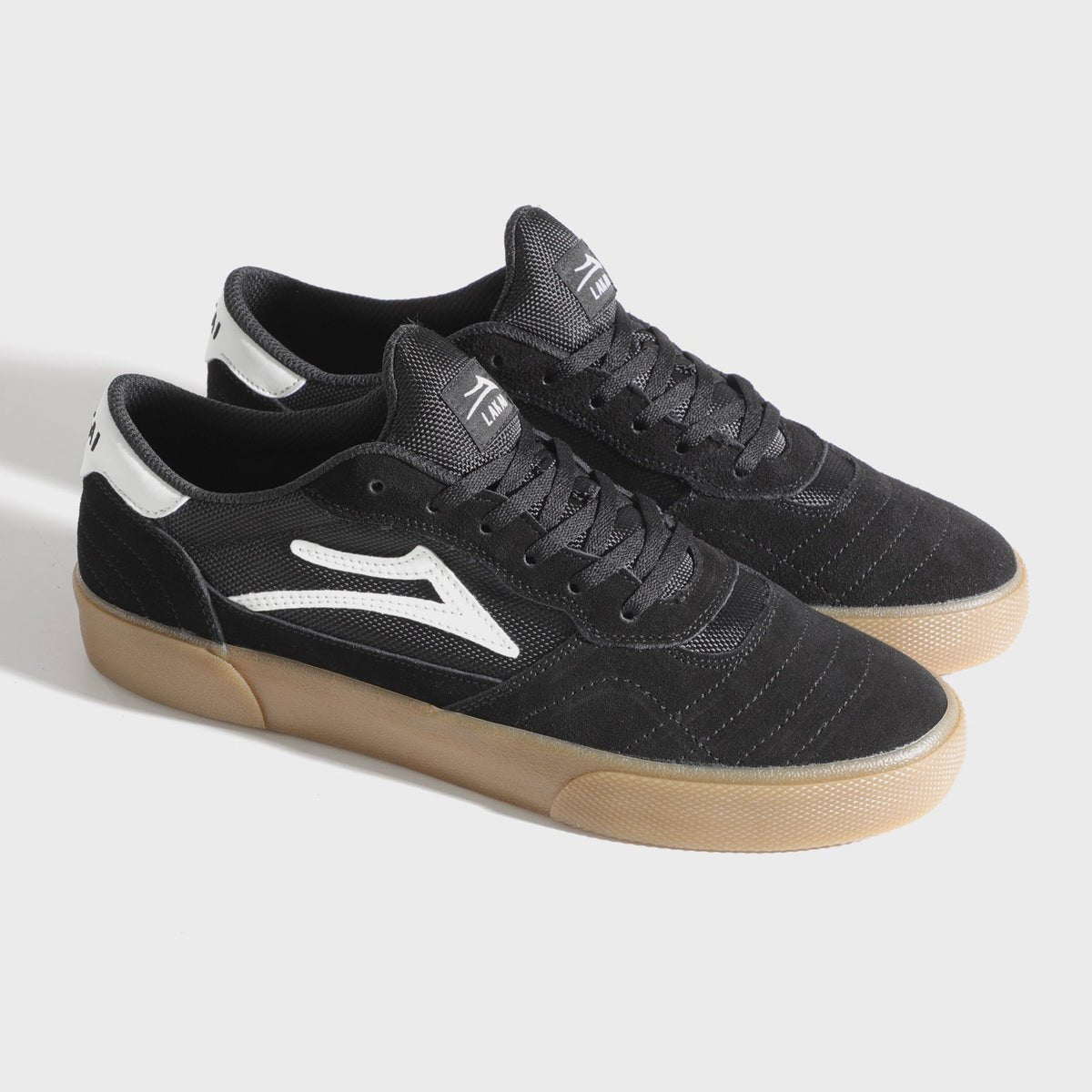 Lakai Cambridge Black/Gum Suede - Shoes - Mens Shoes