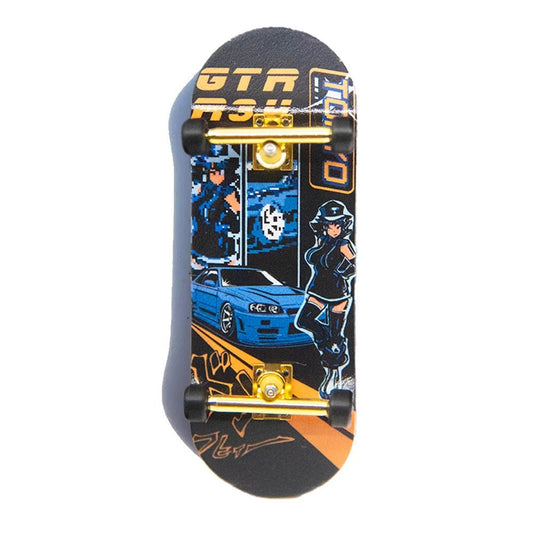 LC Boards Arcade Series GTR R34 34mm Fingerboard Complete - Fingerboard - FB Complete