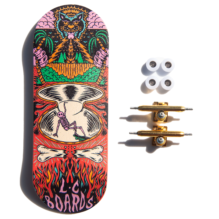 LC Boards Bones 34mm FB Complete - Fingerboard - FB Complete