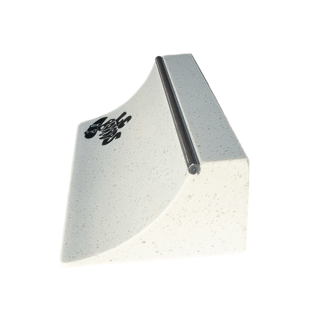 LC Boards Fingerboard Marble Pocket Quarter Pipe - Fingerboard - FB Ramps