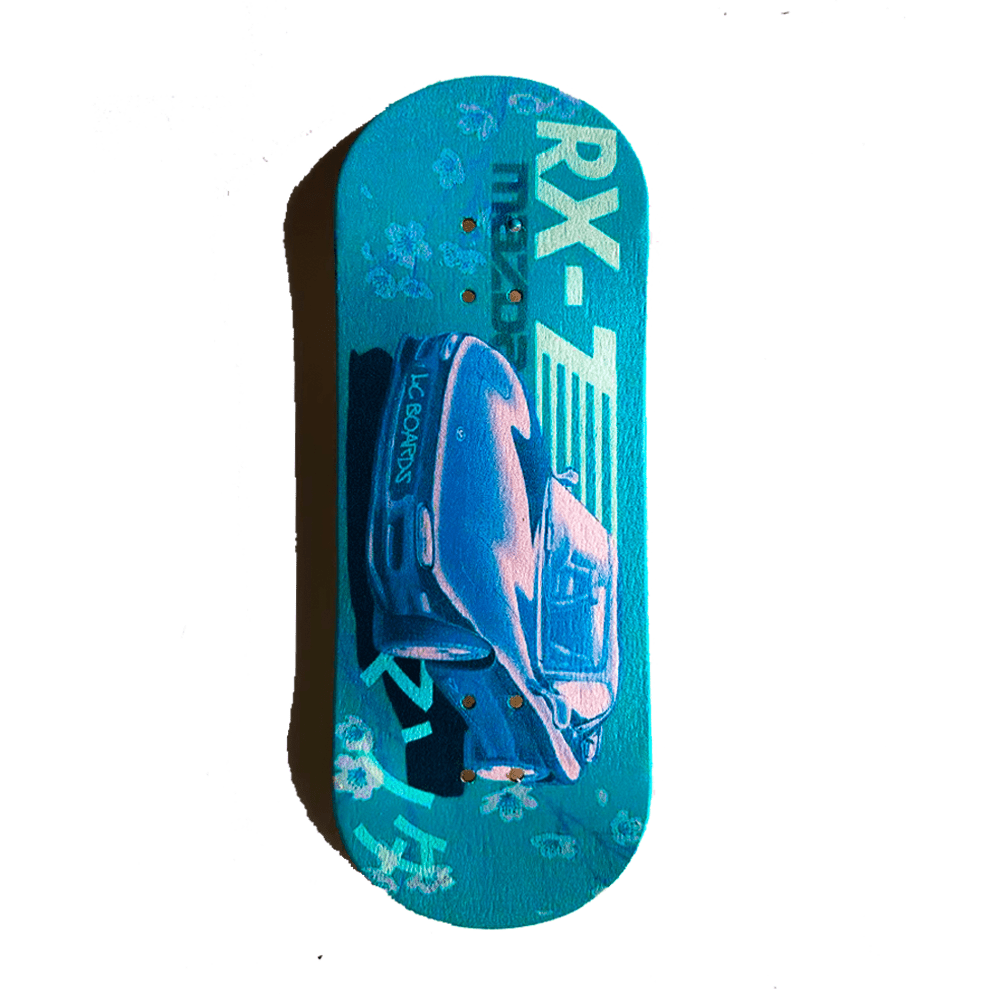 LC Boards Garage Series RX7 34mm Fingerboard Complete - Fingerboard - FB Complete
