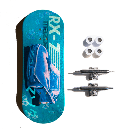 LC Boards Garage Series RX7 34mm Fingerboard Complete - Fingerboard - FB Complete
