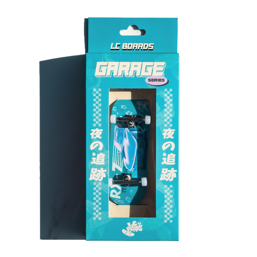 LC Boards Garage Series RX7 34mm Fingerboard Complete - Fingerboard - FB Complete
