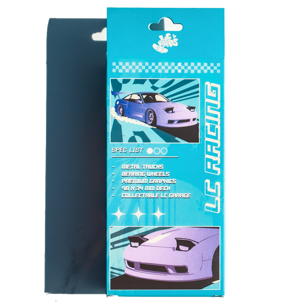 LC Boards Garage Series RX7 34mm Fingerboard Complete - Fingerboard - FB Complete