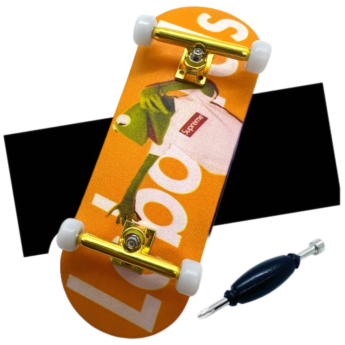 LC Boards Kermit 34mm FB Complete (Orange) - Fingerboard - FB Complete