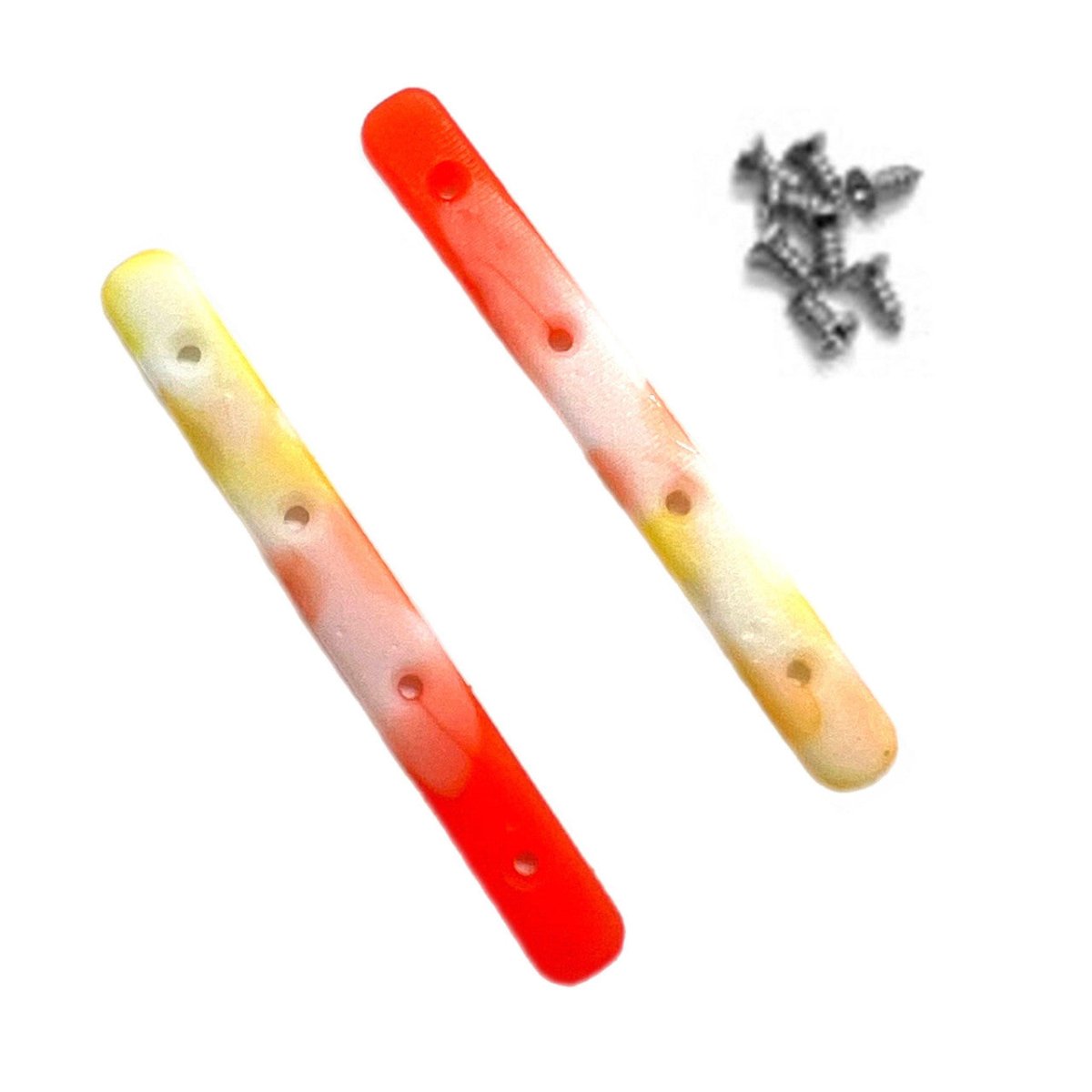 LC Boards LONG Board Rails (Orange/White/Yellow) - Fingerboard - FB Accessories