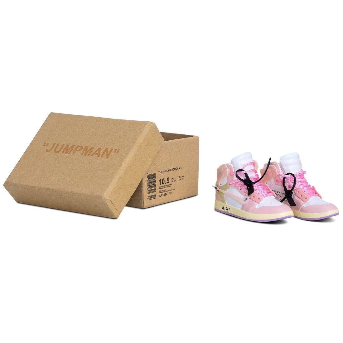 LC Boards Nike Air Finger Shoes (Off White/Pink) - Fingerboard - FB Accessories