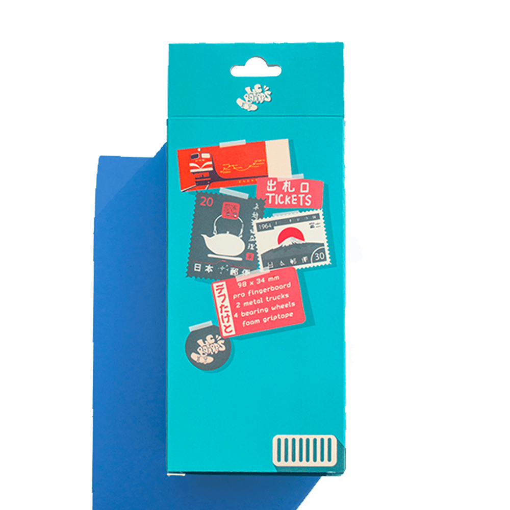 LC Boards Noodles 34mm Fingerboard Complete - Fingerboard - FB Complete