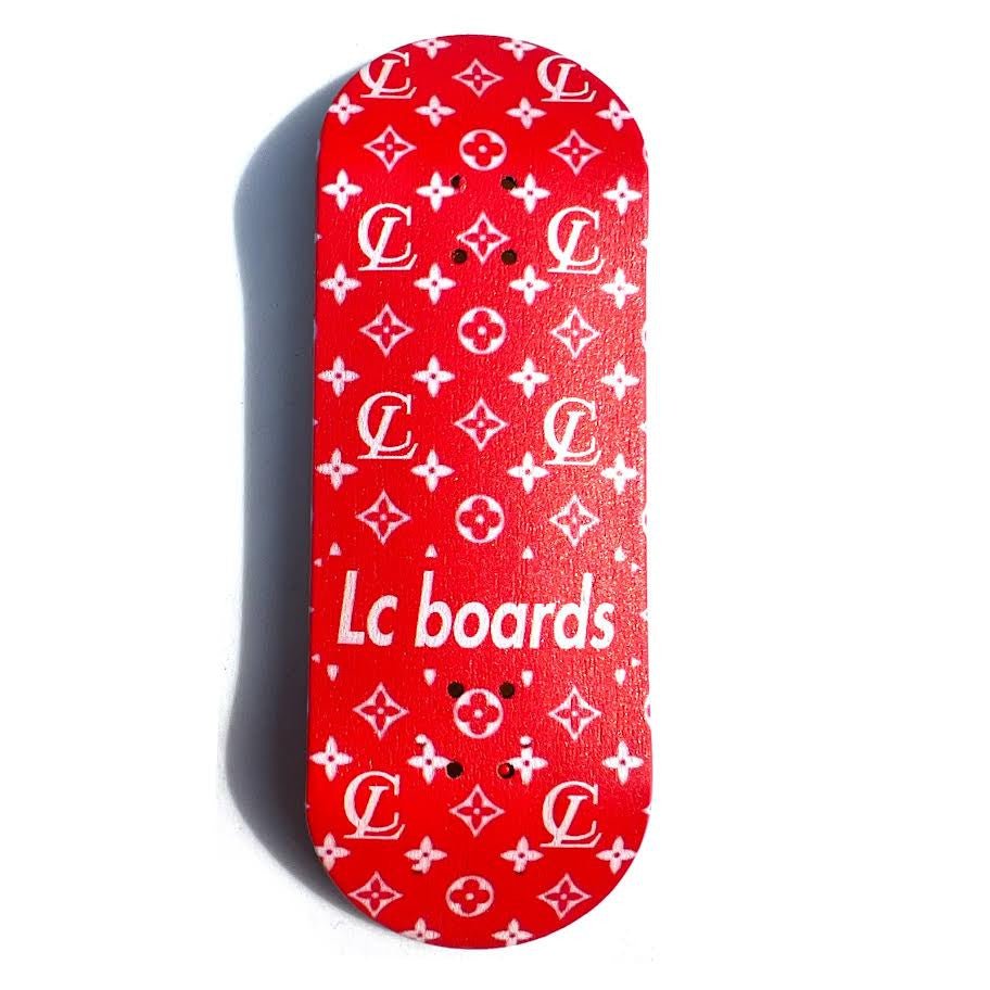 LC Boards Red LV 34mm FB Complete - Fingerboard - FB Complete